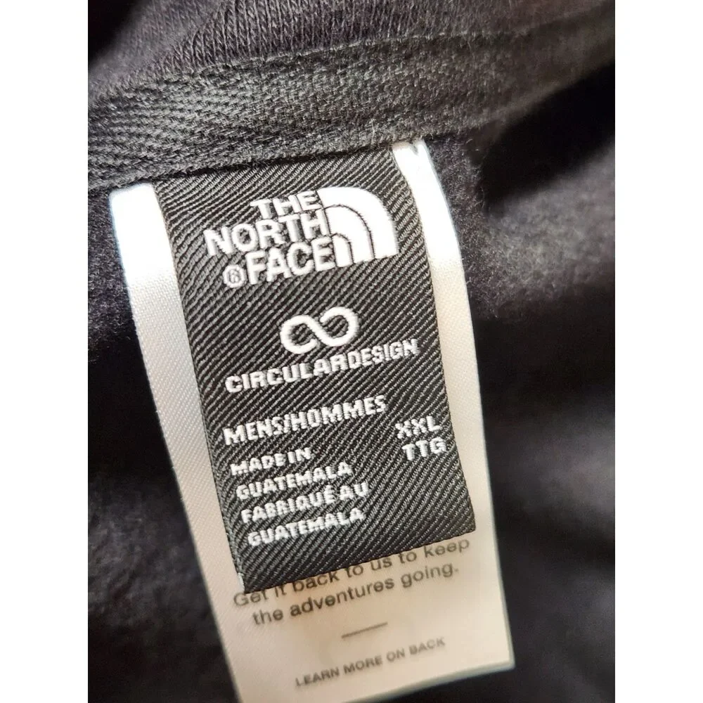 The North Face Mens Box Half Dome 1/4 Zip Pullover Sweatshirt XXL Black